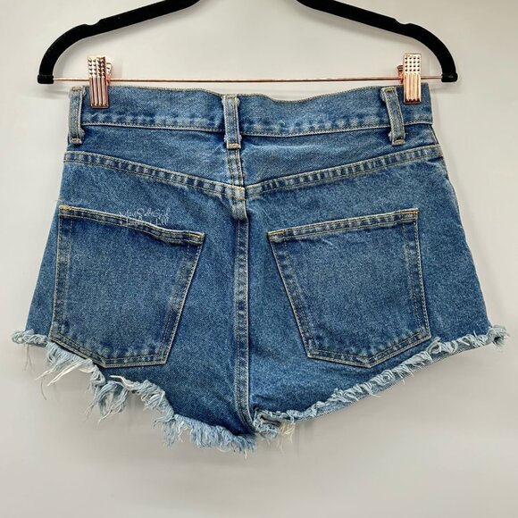 John Galt High Rise Mini Booty Shorts Size 27 - Picture 2 of 3